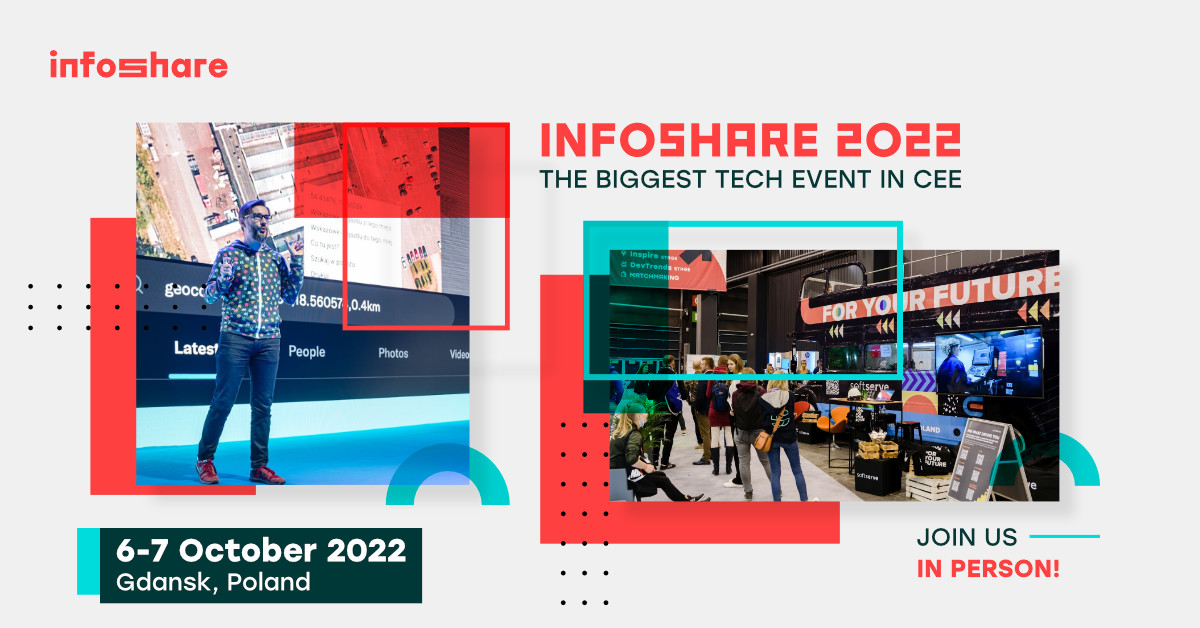 Login - Infoshare - the biggest tech conference in CEE