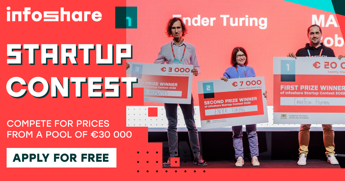 Startup Contest - Infoshare Conference - The Biggest Tech Event In CEE