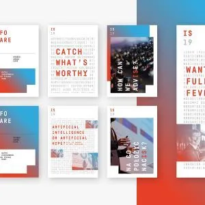 Information buzz concept. Proposal visual lines